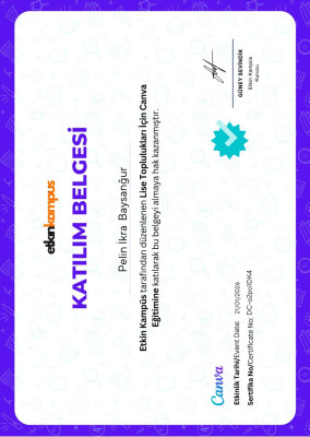 Lise Toplulukları için Canva Dijital Eğitimi